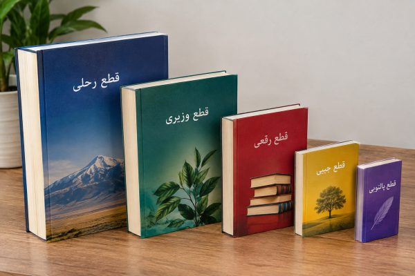 انواع قطع کتاب و سایزهای مختلف کتاب برای چاپ